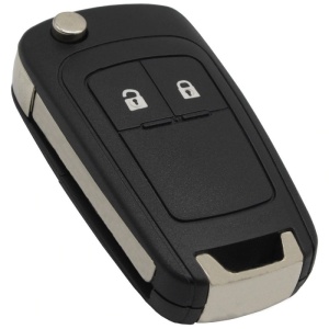 Carcasa cheie auto Techstar Chevrolet Vauxhall, 2 butoane, finisaj lucios