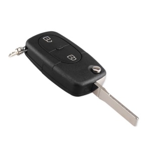 carcasa telecomanda cheie audi 2 butoane cu lama pliabila cr2032