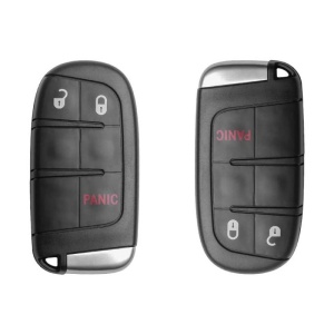 Carcasa cheie auto Techstar Chrysler Dodge Jeep Fiat 3 butoane prezentare fata si spate