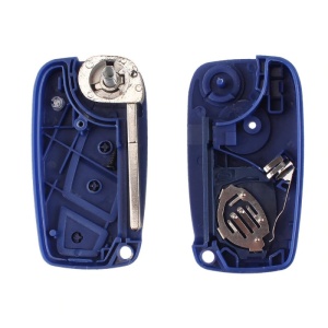 Piesa cheie auto Fiat Panda Bravo Ducato 3 butoane albastru
