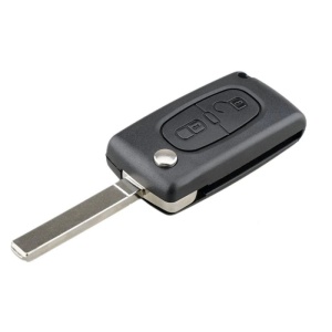Cheie auto Peugeot Citroen cu lama metalica VA2 si carcasa 2 butoane