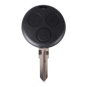 Carcasa cheie auto Techstar Mercedes Smart 3 butoane spate cu contur rotund si lama