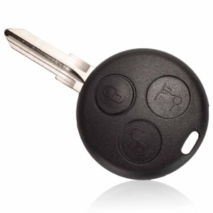 Carcasa cheie auto Techstar Mercedes Smart 3 butoane cu lama si design clasic