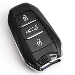 Carcasa cheie auto Techstar 3 butoane compatibila Citroen C2, C3, C4, C5, Berlingo, Jumper, Jumpy, Xsara – lama HU83