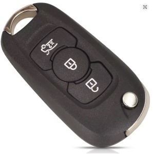 Carcasa cheie auto Techstar tip flip 3 butoane cu lama SX9 pentru Opel Astra K 2015-2019 vedere frontala