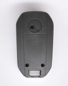 Carcasa cheie telecomanda 2 butoane flip HU46 compatibila Opel Corsa C Meriva A Tigra B Combo vedere spate