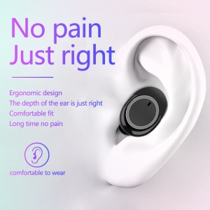 Casti Bluetooth Wireless Techstar® TWS Earbud cu Tehnologie BT 5.0 Negru - Img 6