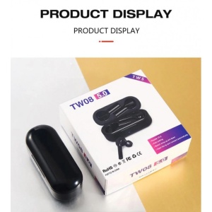 Casti Techstar® TWS TW08, Wireless si Bluetooth V5.0, Waterproof, Negru, HiFi, Anynet - Img 9