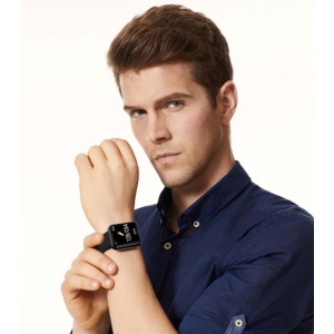 Ceas Smartwatch Techstar® I5 S, 1.3 inch OLED, Bluetooth 4.0 + EDR, Monitorizare Tensiune, Puls, Oxigenare Sange, Mov, Bratara Metal, Inchidere Magnetica - Img 4