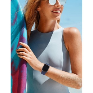 Ceas Smartwatch Techstar® X7, 1.54inch LCD IPS, Bluetooth 4.2 + 5.0, Monitorizare Tensiune, Puls, Oxigenare Sange, Alerte Sedentarism, Navy Blue - Img 3