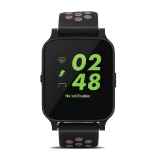 Ceas Smartwatch Techstar® Y60, 1.54 inch IPS, Bluetooth 4.0, Slot SIM, Apeluri si Notificari, Monitorizare Tensiune, Puls, Pasi, Negru - Img 1