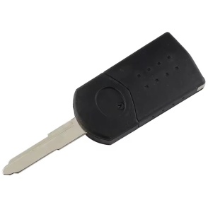 Cheie auto completa cu telecomanda Techstar compatibila cu Mazda 2, 3, 6, CX-7, CX-9, RX-8, 2 butoane, 433 MHz, chip 4D63, lama inclusa, vedere spate