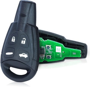 cheie auto saab techstar 433mhz 4 butoane complet asamblata