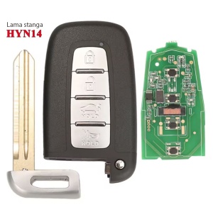 set complet cheie auto techstar placa, lama si carcasa compatibile hyundai kia
