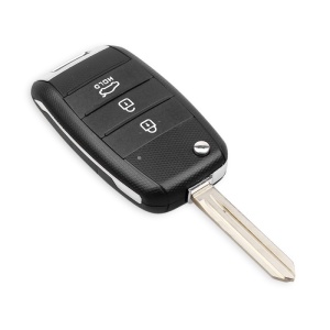 Cheie auto KIA 3 butoane cu lama metalica si cip 4D60