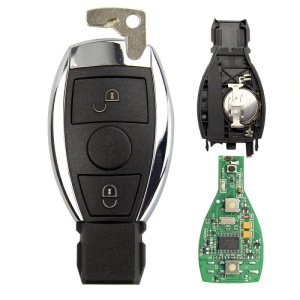 cheie mercedes 2 butoane cu placa electronica si cip bga 433mhz