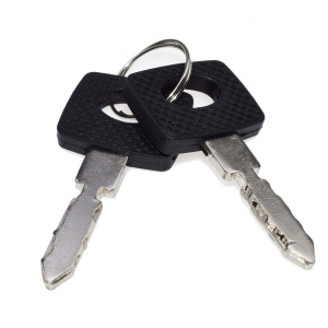 Pereche chei pentru cilindru contact Mercedes 190E/W124, cap negru