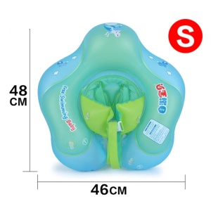 Colac Gonflabil Marime S pentru Bebelusi 15cm Talie, Circular cu dublu set de inele prindere - Img 4