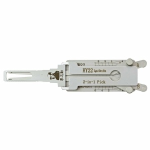 Decodor auto Lishi HY22 2 in 1 pick pentru chei Hyundai Kia, contact usa portbagaj, lama HY22 KIA7 T14