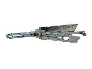 Decodor Lishi VA2T v2 vedere inclinata, pick 2-in-1 pentru portbagaj