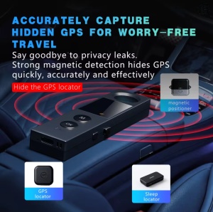 Detector Techstar K15 pentru localizarea trackerelor GPS și dispozitivelor magnetice ascunse în autoturism