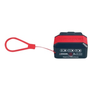 Adaptor diagnoza auto OBD2 KONNWEI KW906 cu cablu rosu si carcasa compacta