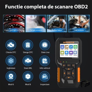 Interfata grafica diagnoza auto HUMZOR NC610 cu functii multiple