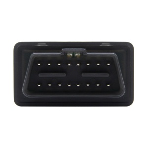 conector OBD2 ELM327 mini negru vedere pini