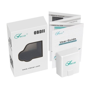 Pachet dublu interfata auto Viecar alb in cutie originala