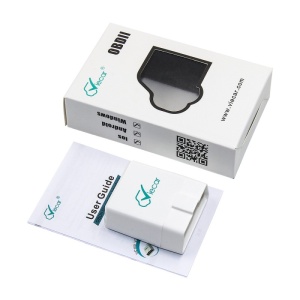 Set cutie interfata Viecar alb cu manual si accesorii