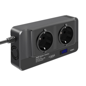 convertor tensiune techstar unda sinusoidala 200w negru