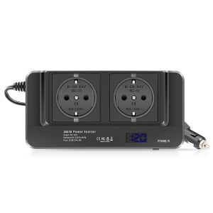invertor techstar 200w cu prize ac eu si porturi usb