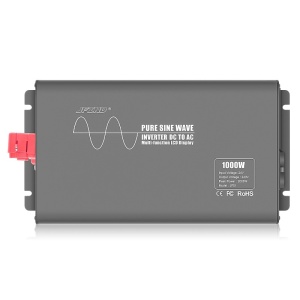 Invertor de putere Techstar® cu unda sinusoidala pura, 1000W, intrare DC 24V, iesire AC 220V, afisaj LCD, pentru sisteme cu baterii 24V