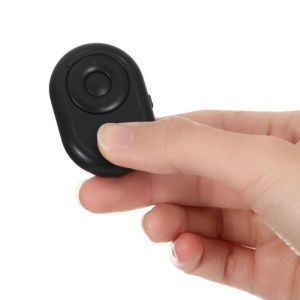 Mini Telecomanda Wireless Techstar®, Negru, Bluetooth, Control Camera, Timer, Control Player, Nu Necesita Aplicatie - Img 8