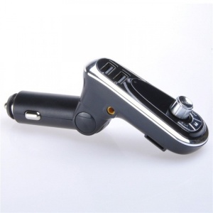 Modulator FM Techstar® T16, Wireless, Bluetooth 3.0, Microfon Integrat, FM Transmitator, Voltaj Baterie, USB, Slot MicroSD, AUX - Img 5