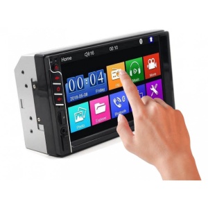 MP5 Player Techstar® 7033, 2DIN, Camera Marsarier, Ecran HD Touch 7", Comenzi Volan, Telecomanda, MirrorLink, Bluetooth 4.2 - Img 3