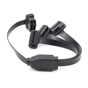 Prelungitor OBD2 3 in 1 Techstar pentru conectarea mai multor dispozitive