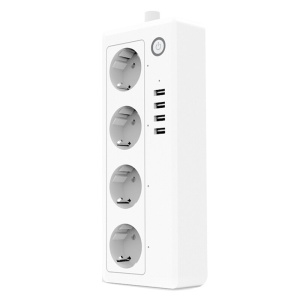 Prelungitor priza smart Techstar A26 wireless 2.4GHz vedere frontala