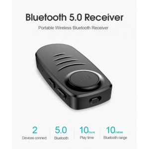Receptor Bluetooth Techstar® J19, Wireless, Bluetooth 5.0, AUX Out, Acumulator - Img 3