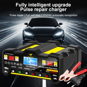Redresor auto inteligent 300AH pentru incarcare baterii plumb-acid la autoturisme, motociclete si camioane