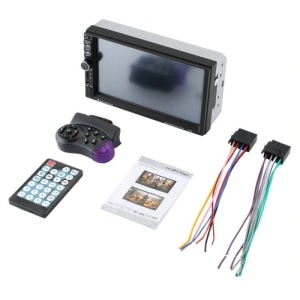 Resigilat MP5 Player Auto Universal 7018B, WinCE, Camera Marsarier, Ecran HD Touch 7", Comenzi Volan, Telecomanda, MirrorLink, Bluetooth - Img 4
