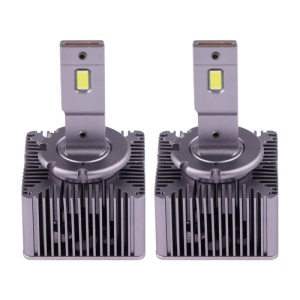 Resigilat Set 2 LED-uri Auto Techstar® D3S, 35w, 5000 Lumeni, 6500K, AUTO, 12-24 Volti, CSP, Canbus, Radiator Aluminiu - Img 1