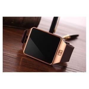 Resigilat Smartwatch Bluetooth DZ09 MTK Compatibil SIM si MicroSD cu Camera Auriu - Img 2