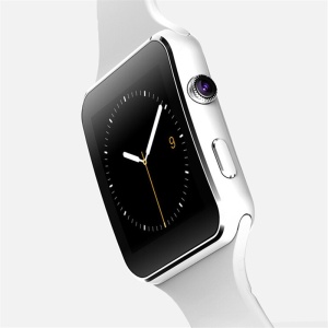 Resigilat Smartwatch X6S Bluetooth Compatibil MicroSD si SIM Cu Camera Alb - Img 9