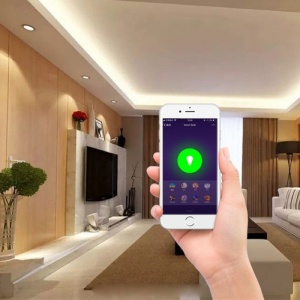 Resigilat Spot Led RGB inteligent Techstar® ,5W, 2700-6500K, Control vocal, compatibil cu Amazon Alexa si Google Home, WiFi 2.4 GHz, Alb - Img 7