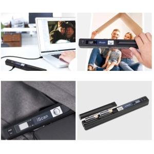 Scaner portabil profesional 900DPI - Tip A4, multiple formate de ieșire, design compact
