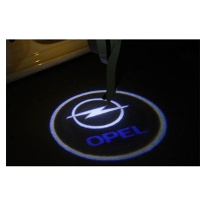 Decorațiuni auto LED Opel - Set dublu embleme iluminate, design dedicat