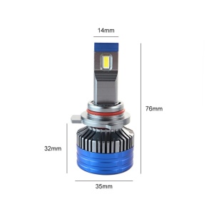 Set 2 LED-uri Auto Techstar® K11, 9012, 55w, 8000 Lumeni, 6500K, AUTO, 12-24 Volti, CSP, Canbus, Miez Cupru, Radiator Aluminiu - Img 4
