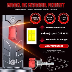 lumina far cu led auto techstar p14 9004 noaptea