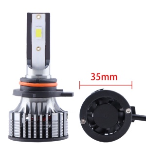 Set 2 LED-Uri Auto Techstar® V8, 9012, 120W, 12-24V, 15000 Lumeni, 6000K, Unghi Fascicul 360°, CSP 3570, Canbus, Radiator Aluminiu, Racire Cooling Tech, Argintiu - Img 6